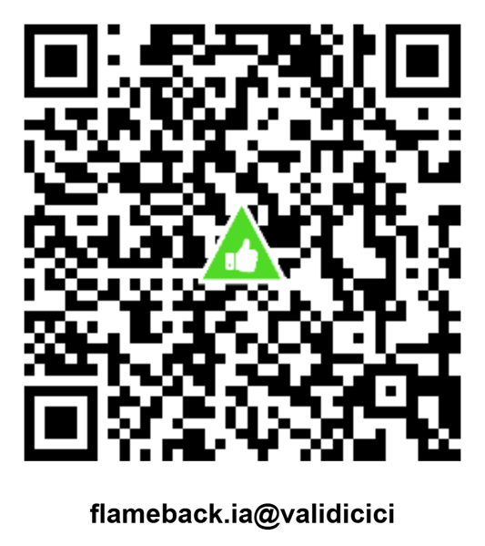 UPI QR Code - flameback.ia@validicici
